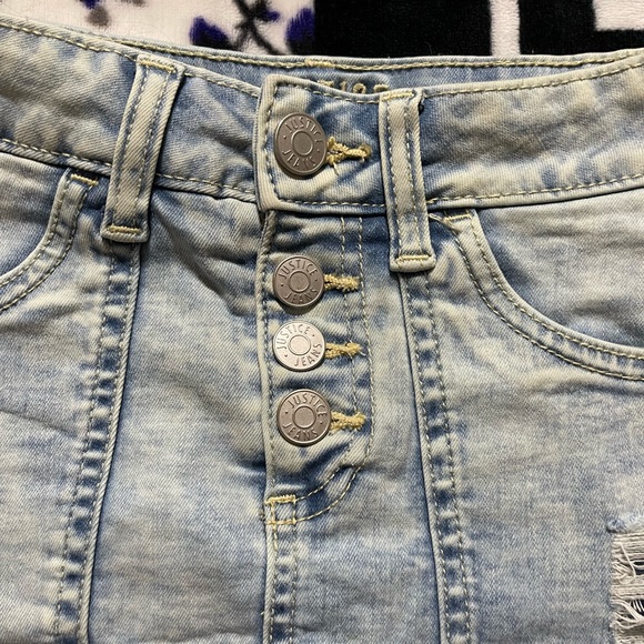 NWOT Justice jean skirt - Picture 3 of 4